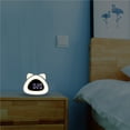 thumbnail image 4 of Bewildely Cat Wake-Up Termómetro Lámpara de reloj de noche con luz LED Decoración del hogar Numero 3 Bewildely HA026006-03, 4 of 5