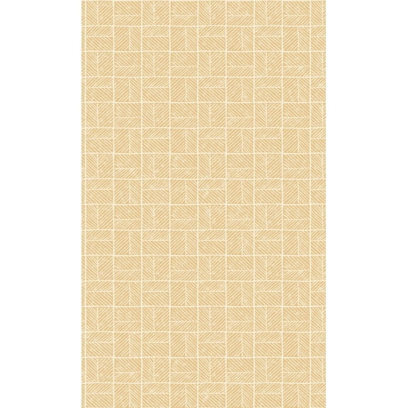 Beige Geometric Squares Textured Wallpaper, Double Roll, 57 sqft