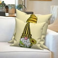 thumbnail image 5 of Dashan Cute Gnomes Throw Pillow Covers 16X16 4 PCS Yellow Couch Cushion Pillowcases for Bedroom Home Decor, 5 of 6