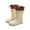 Beige, variant on Zecgelong Kids Boys Girls Non Slip Rain Boots Child Shoes Unisex Children Boots Outdoor Boots Boys shoes size 12-5 Size 5-6 Years