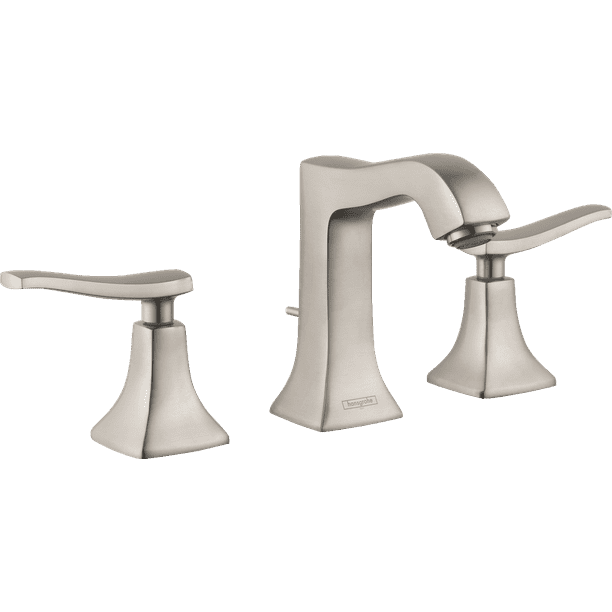 Hansgrohe Metris C Widespread Faucet 100 with PopUp Drain, 1.2 GPM in