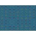 thumbnail image 1 of Ahgly Company Machine Washable Indoor Rectangle Transitional Dark Turquoise Green Area Rugs, 2' x 3', 1 of 7
