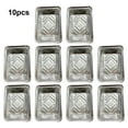 thumbnail image 3 of Bewildely Paquete de 10 sartenes de papel de aluminio, suministros de cocina, accesorios para el hogar, contenedores para llevar, contenedor de Herramientas y accesorios para hornear tapa de 1000ml, 3 of 6