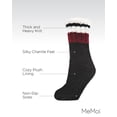thumbnail image 3 of MeMoi Women's Varsity Chenille Plush-Lined Slipper Socks - Mens - Male, 3 of 7