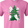 thumbnail image 4 of Inktastic Kawaii Cats Christmas Tree T-Shirt, 4 of 5