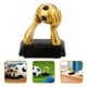 thumbnail image 3 of KAKOWELY Trofeos de fútbol de base ancha, premios de fútbol, trofeo deportivo mundial, medalla con diseño de mano, trofeo de fútbol para decoración de oficina, juguete de cumpleaños para fanáticos, 3 of 5