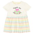 thumbnail image 3 of Inktastic Papa's Girl Heart Flowers Girls Baby Dress, 3 of 5