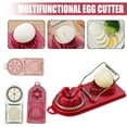 thumbnail image 3 of Egg Chopper, Safe And Easy To Use 2-In-1 Food Cutter, Cuts Eggs Strawberries Vegetables And More For Kitchen Garnish And Daily Meals, 3 of 7
