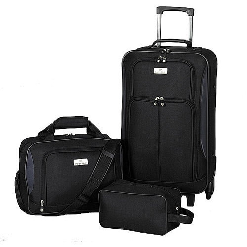 protege 3 piece luggage travel set
