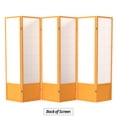 thumbnail image 6 of 6 ft. Tall Premium Japanese Design Wide Window Pane Screen - Honey - 6 Panels, 6 of 6