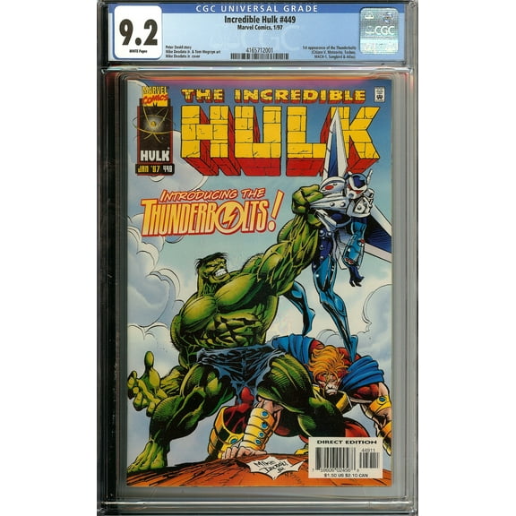 Incredible Hulk #449 - CGC 9.2 Comic Book