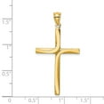 thumbnail image 3 of FB Jewels 14K Yellow Gold Polished Cross Pendant, 3 of 4