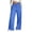 Blue_039, variant on Baggy Sweatpants for Girls Trendy Oversized Wide Leg Loose Sweat Pants Elastic High Waist Drawstring Athletic Joggers Navy XL