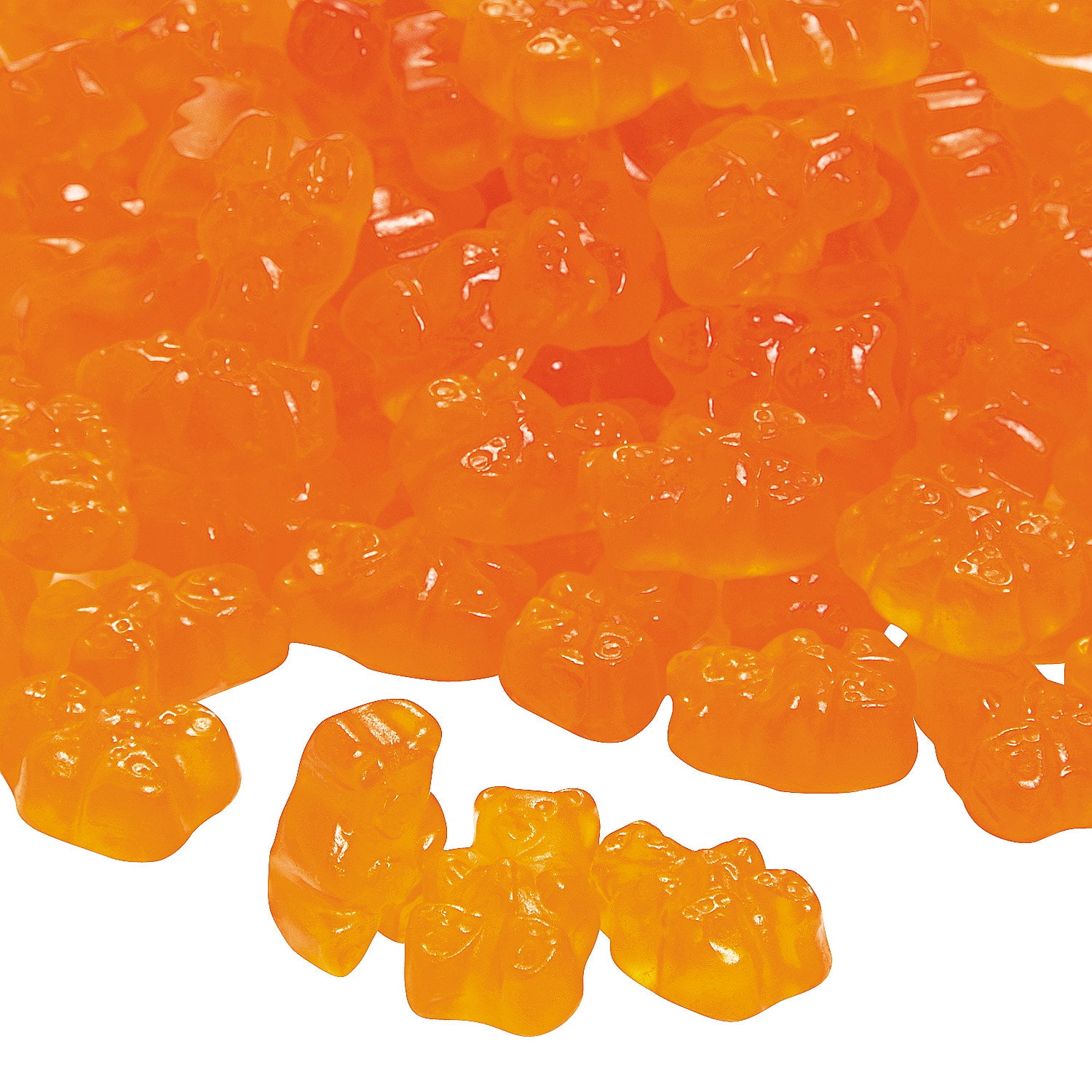 Orange Gummy Bear (5Lb) Edibles 565 Pieces