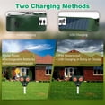 thumbnail image 5 of Repelente de gatos para exteriores, repelente ultrasónico de gatos, resistente al agua IP66, repelente de perros, con carga solar, carga USB para prevenir perros y gatos, pájaros, para jardines, campo, 5 of 5