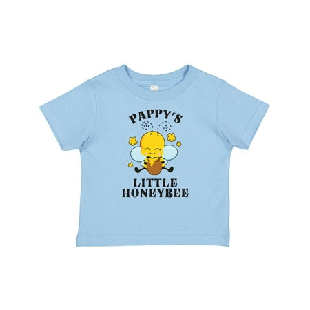 

Inktastic Cute Bee Pappy s Little Honeybee with Stars Gift Baby Boy or Baby Girl T-Shirt