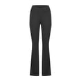 thumbnail image 6 of BVnarty Clearance Leggings for Women High Waist Workout Exercise Capris with Pocket Fashion Fall Winter Long Trousers Solid Color Comfy Lounge Casual Black XXL, 6 of 8