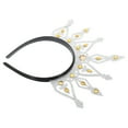 thumbnail image 3 of KAKOWELY Diadema con corona, corona nupcial, accesorio para el cabello de boda, tiara vintage, diadema con corona, 3 of 4