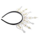 thumbnail image 3 of KAKOWELY Diadema con corona, corona nupcial, accesorio para el cabello de boda, tiara vintage, diadema con corona, 3 of 4