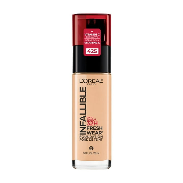 L'Oréal Paris Infallible Fresh Wear Liquid Foundation, Full Coverage