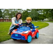 Dynacraft Spider-Man 6V Super Car, Battery Powered Ride-on with Lights and Sounds, 1 count