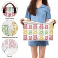 thumbnail image 5 of Yayeee Foldable Storage Basket for Shelves Set of 2 Waterproof Cloth Bins with Handles, Gummy Bear Pattern, 5 of 7