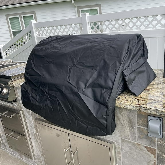 Built-in Grill Cover for Blaze 32 Inch 4-Burner Gas Grill, Waterproof Outdoor BBQ Grill Top Cover