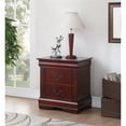 thumbnail image 5 of Bowery Hill Traditional / Modern Wood Nightstand in Cherry Finish, 5 of 6