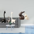 thumbnail image 2 of Estatua de alce y ciervo,Estatua de jirafa de cerámica,adorno moderno para decoración del hogar,Estatua de cerámica,Juego de estatuas de cerámica para decoración de mesa de oficina en, 2 of 8