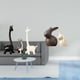 thumbnail image 2 of Conjunto De Jirafa Y Figura De Cerámica Moderna, Centro De Mesa Creativo, Estatua De Conejo De Porcelana Para Escritorio, Oficina, Estantería, Dormitorio, Armario, Decoración De Jardín., 2 of 8