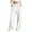 White, variant on Ruyang Wide Leg Sweatpants Girls Baggy Pants Straight Elastic High Waist Pocket Spring Athletic Joggers Sports Trousers