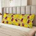 thumbnail image 4 of KLL Ultra Soft Microfiber Body Pillow Cover/Pillowcases 20"x54" with Hidden Zipper Closure-Duck with Star Sunglasses, 4 of 5