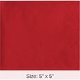 thumbnail image 6 of 240/Case Bulk Classic Red Value Friendly Beverage Napkins, 6 of 7