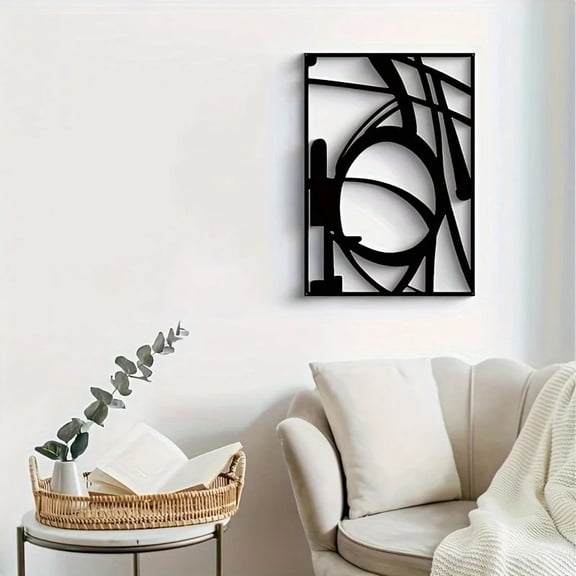 Single Line Art Wall Decor, Minimalist Decorative Abstract Metal Wall Art, Metal Wall Sculpture Modern Wall Decor wall Art