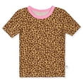 thumbnail image 4 of Sleep On It Girls 4PC Bamboo Snug Fit Pajama Sets ,Pink ,6, 4 of 7