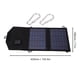 thumbnail image 4 of Cargador de panel solar de 7 W, salida USB de 5 V 0‑2 A, portátil plegable para acampar, uso al aire libre, diseño de bolsa de tela, 4 of 8
