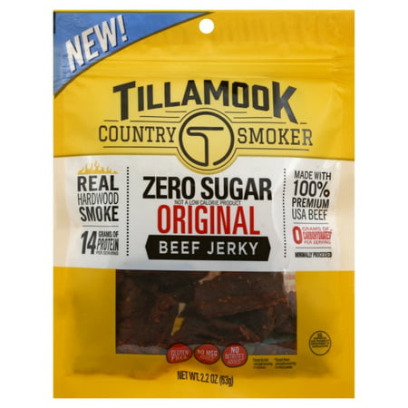 Tillamook Country Smoker Jerky, Original Beef Jerky, Zero Sugar,