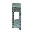 thumbnail image 5 of 52'' Curved Console Table Sofa Table Entryway Table with 4 Drawers and 1 Shelf Antique Blue, 5 of 5