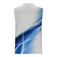 thumbnail image 3 of Njoeus Men's Casual Tank Tops Novelty Color Block Graphic Tees Mens Summer Sleeveless Muscle T Shirts Bodybuilding Workout Gym Clothes for Men S-2XL Blue Summer Savings, 3 of 4
