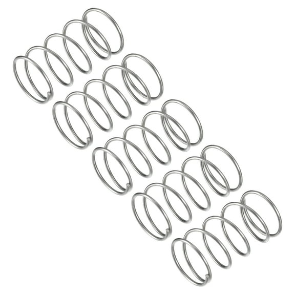 Compression Spring, 5Pcs 304 Stainless Steel, 25mm OD, 1.6mm Wire, 45mm Length