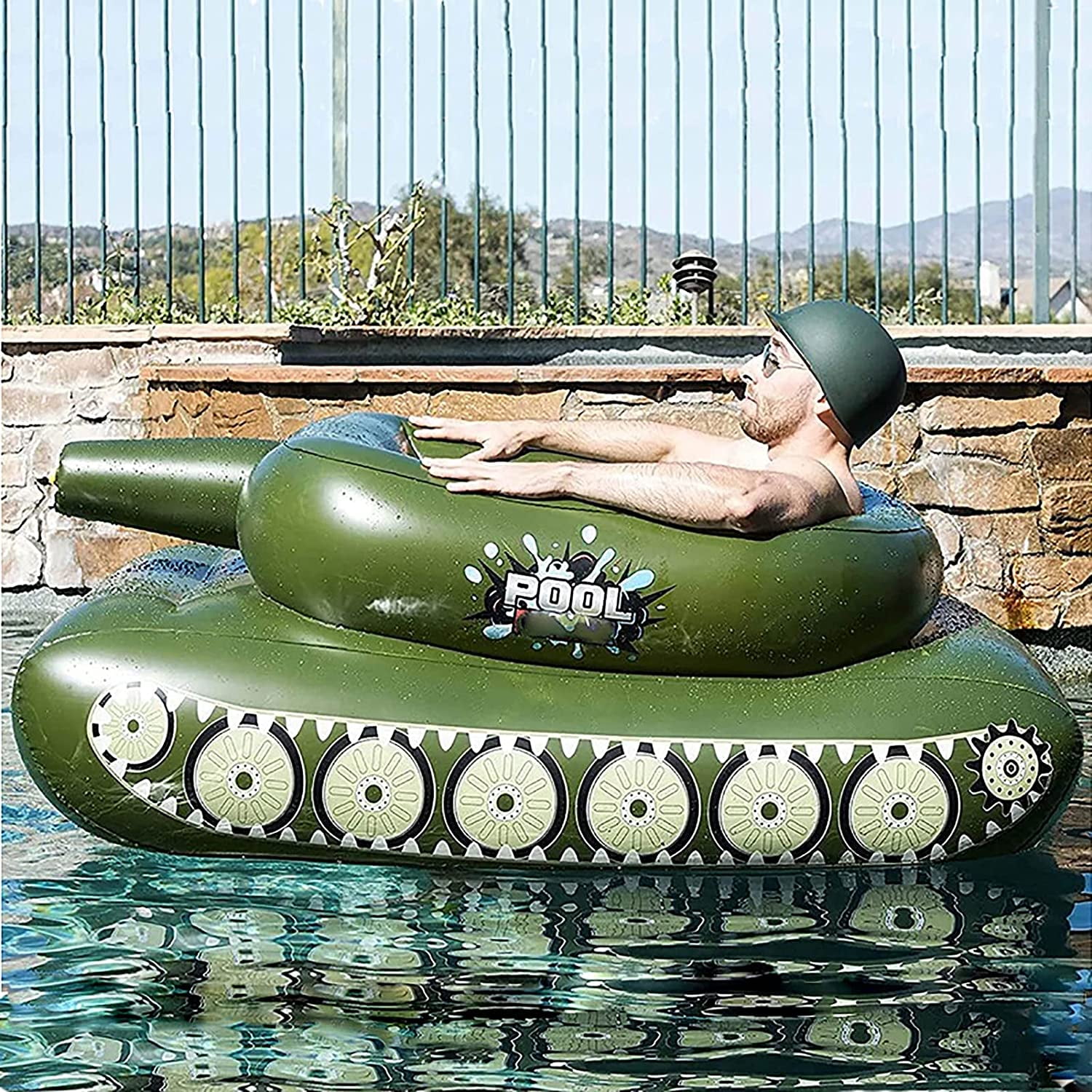 Inflatable Flamingo Boat Pool Float 44in x 31.5in w 