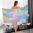 thumbnail image 7 of Colorful Bubbles Bath Towels Set,2 Piece Pure Cotton Ultra Soft High Absorbent Quick Dry Towel Set,1 Bath Towels, 1 Wash Cloths Wash cloth, 7 of 7