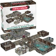 Gale Force 9: Tenfold Dungeon - Wizards Sanctum - Modular Roleplaying Terrain Set, Box To Table, 1 Grids, 12 Illustrated Rooms, RPG-Dungeon Crawling