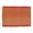 Red, variant on 13 x 19 in. Sparkling Elegance Shimmer Stripe Oblong Placemat, Orange - Set of 4