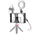 thumbnail image 4 of EGNMCR Mobile Video Recording Live Rabbit Cage Ring Light Cold Boot Adapter Bracket handheld camera stand, 4 of 8