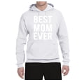 thumbnail image 2 of Wild Bobby, Best Mom Ever Mothers Day Gift, Mother's Day, Unisex Graphic Hoodie Sweatshirt, White, Medium, 2 of 3