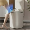 TOPUUTP Motion Sensor Bathroom Trash Can 3 Gallon Touchless Garbage Bin