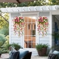 thumbnail image 6 of KTFgvq Artificial Ivy Vine Garland, Artificial Leaf Greenery, Realistic Hanging Flower Decor for Home Garden Wall, Beige, 6 of 9