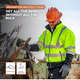 thumbnail image 4 of RefrigiWear HiVis Softshell Jacket, 4 of 6