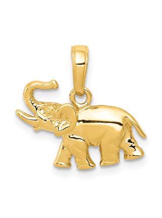 KunBead Jewelry Dangle Love Gold Heart Elephant Charms Compatible